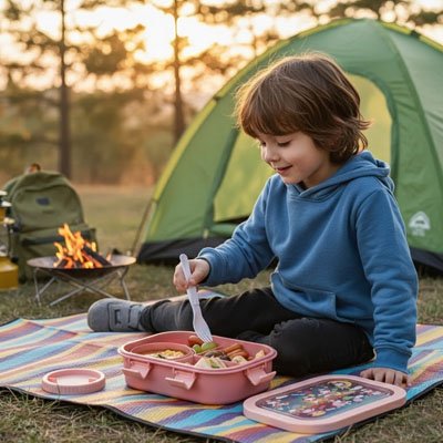 lunch box enfant camping plein air 1