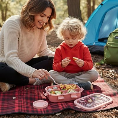 lunch box enfant camping plein air 