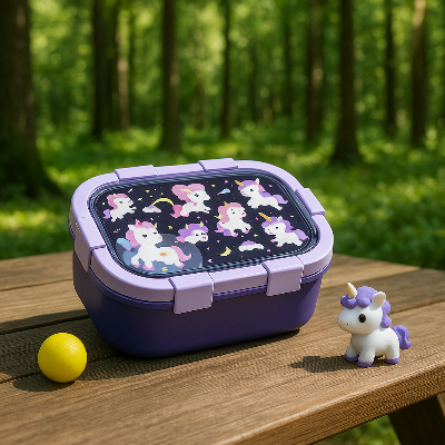 lunch box enfant mauve