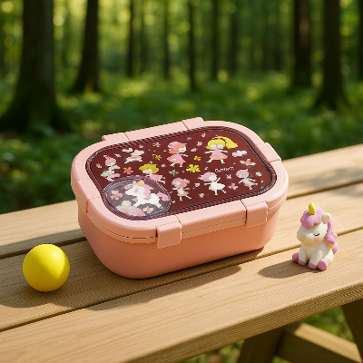 lunch box enfant rose