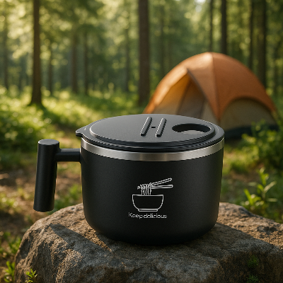 lunch box isotherme noir camping plein air
