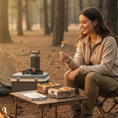 lunchbox camp equipment outdoor 