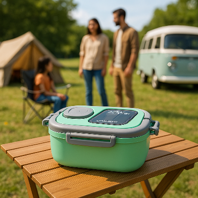 lunchbox camping vert