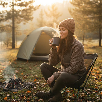 mug de voyage en camping 
