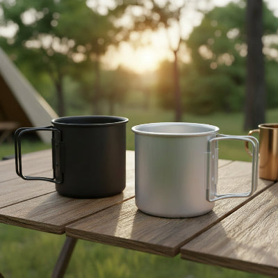 mug de voyage gris et noir