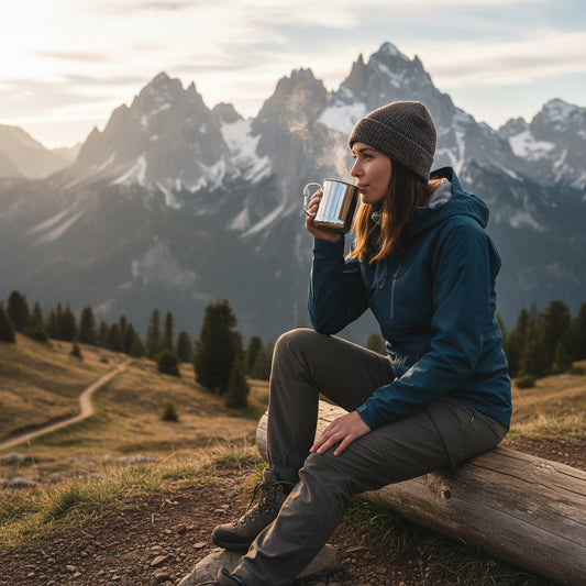 mug de voyage en montagne 