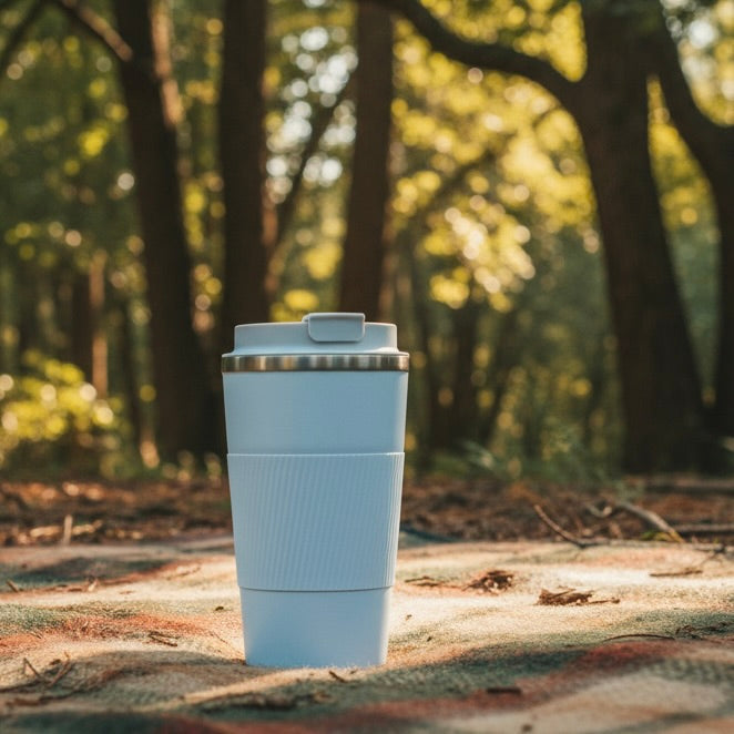 mug isotherme blanche outdoor