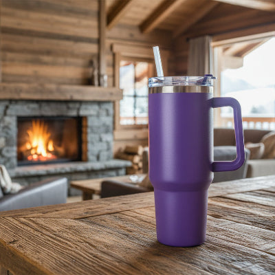mug isotherme outdoor mauve 