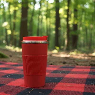 mug isotherme rouge outdoor