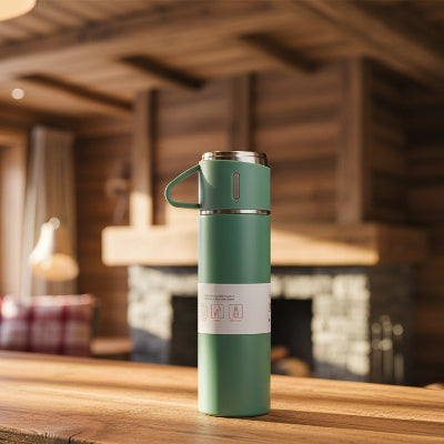 mug thermos isotherme vert menthe