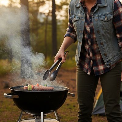 pince barbecue camping