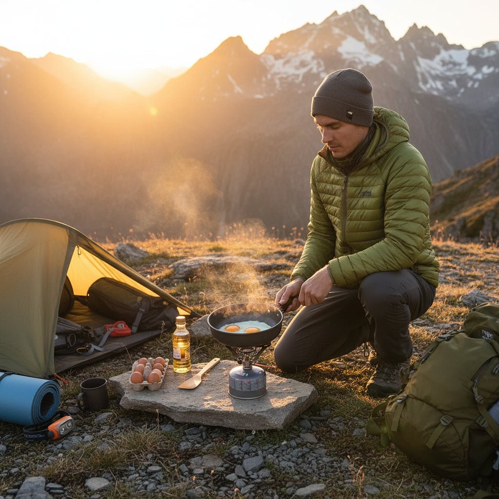 popote camping en bivouac