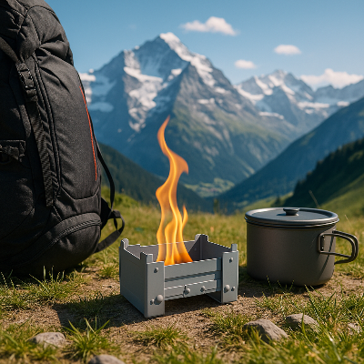 rechaud camping alcool bivouac camping rando trek