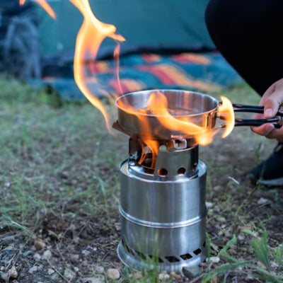rechaud camping equipement cuisine plein air aventur