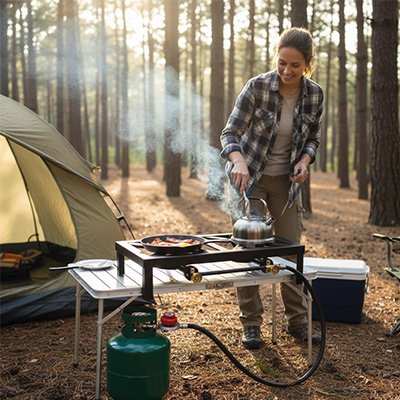 rechaud gaz 2 feux camping