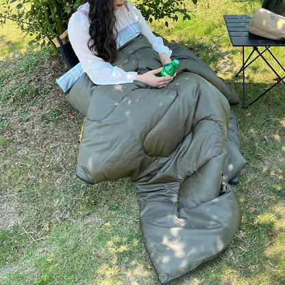 sac-de-couchage-0-degré-confortable-camping-exterieur
