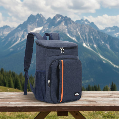 sac isotherme outdoor 18l bleu