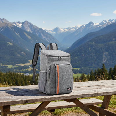 sac isotherme outdoor 18l gris