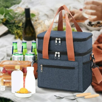 sac isotherme lunch diner pique-nique grand format