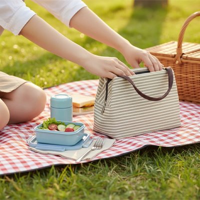 Sac isotherme pique-nique camping travail bureau compact 