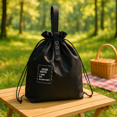 sac isotherme repas noir pour camping outdoor