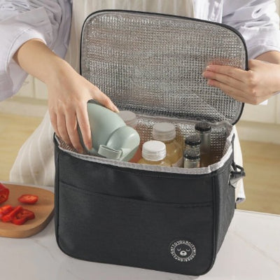Sac isotherme repas noir