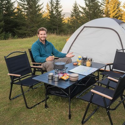 table camping 