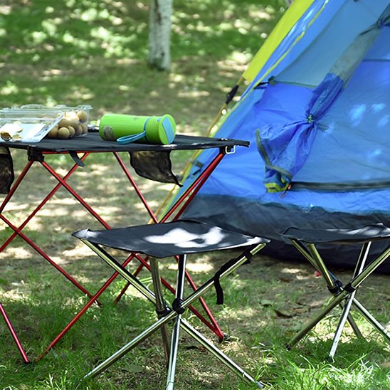 tabouret pliable camping