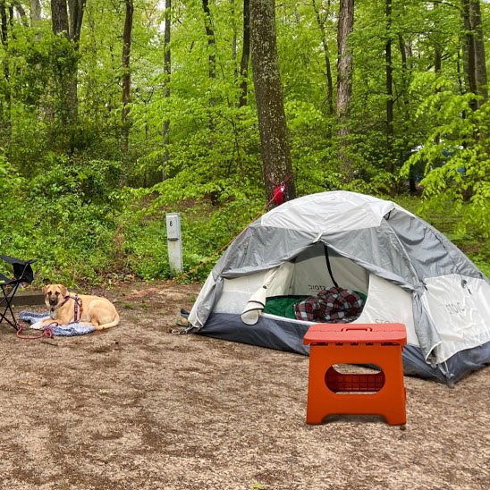 tabouret pliable camping