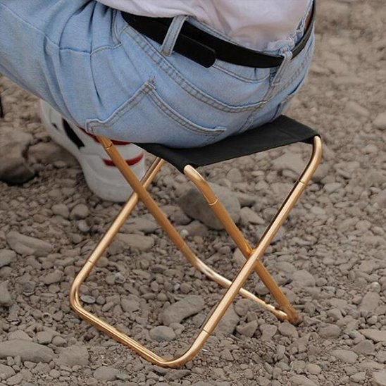 tabouret pliable camping