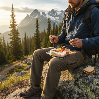 vaisselle camping montagne 