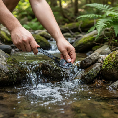 vaisselle camping inox couvert